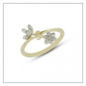 Designer Ring with Certified Diamonds In 18k Gold - LR0118R